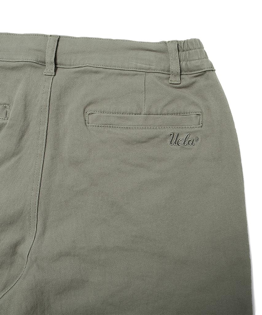 UCLA Men'S Colored Denim Side Banding Wide Pants [Khaki](Uz9Dp01_65)