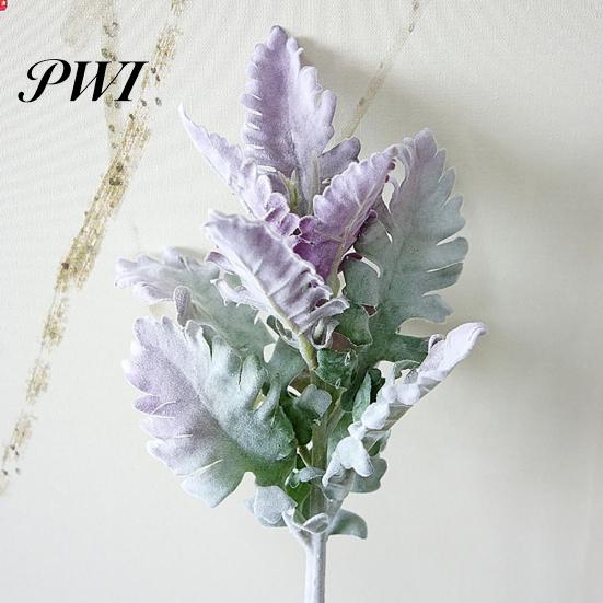 1 stk Kunstig Senecio Cineraria Falsk Plante Fotorekvisit DIY Hjemmekontor Dekoration