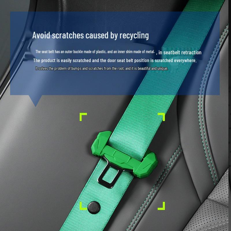 Silicone Seat Belt Buckle Cover for Zeekr 001/009/7X - Anti-Collision & Scratch Protection