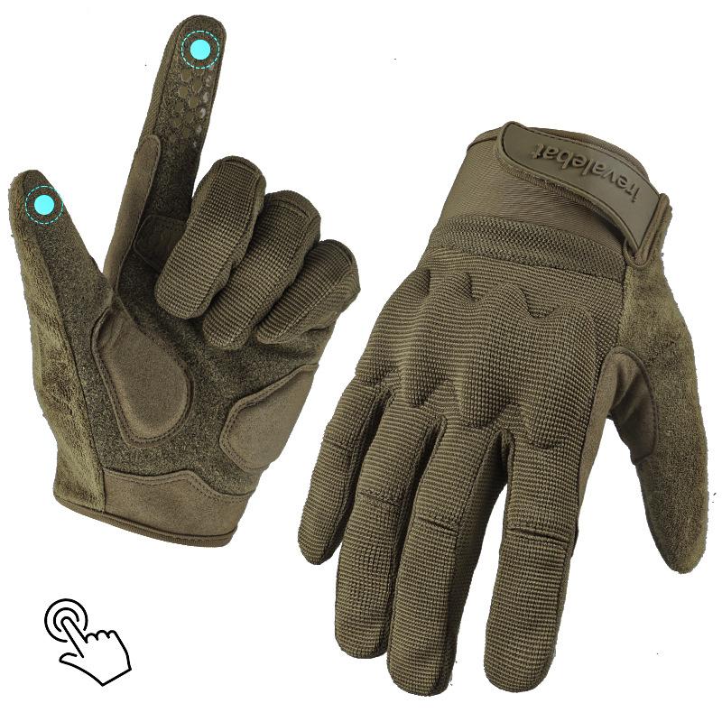 Full Finger Sports Outdoor Military Fan Motorcycle Special Forces Tactical Gloves Touch Screen Riding Super Technician Anti Slip