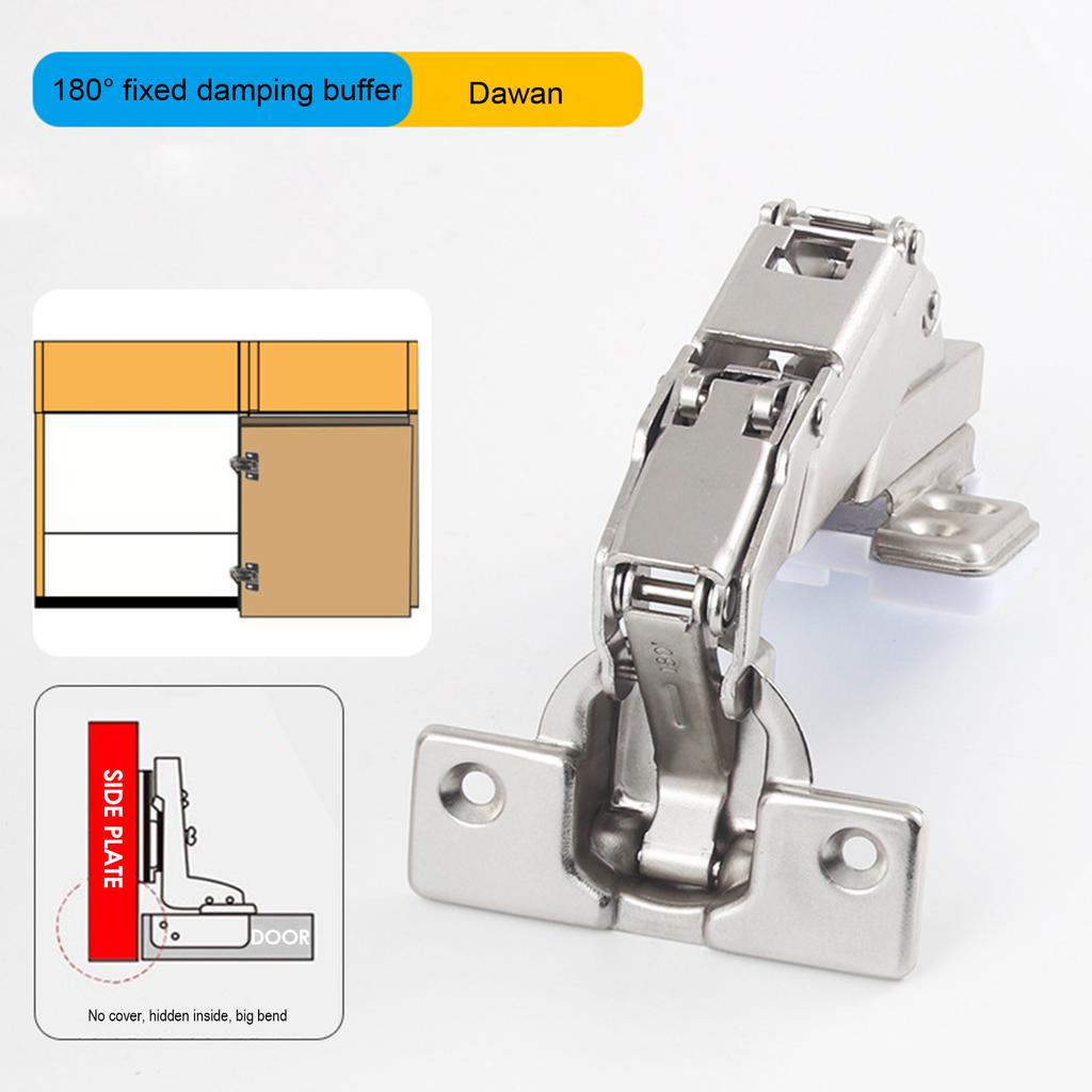 165/180° Buffer Hinge Silent Hydraulic Hinge For Cabinets Wardrobes Furniture Cabinet Door Movable Hinge Hardware Accessory