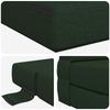 Folding Sofa Bed Dark Green 152 x 86.5 x 60 cm Fabric
