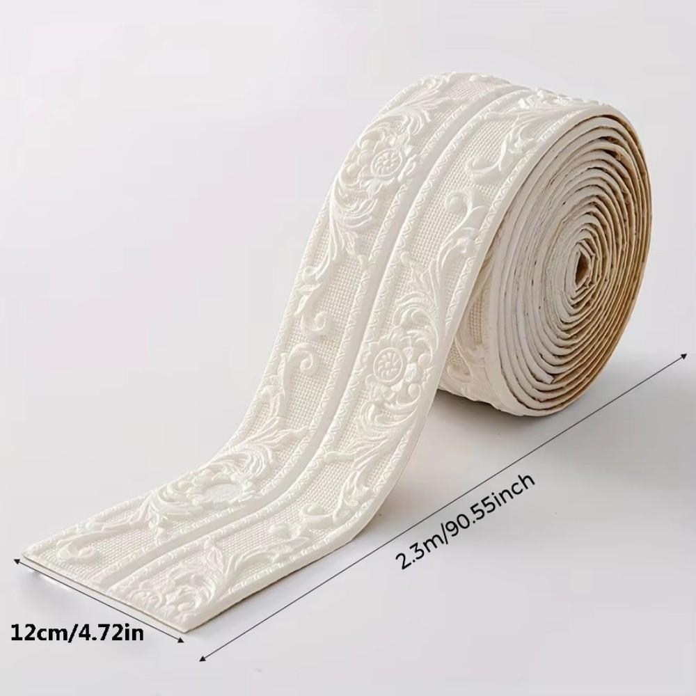 Selbstklebende Decken-Dekorationsleiste 2,3 m/Rolle Wandleiste Moderne Wandaufkleber Wandrand