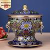 YuzhuXun Einzel-Kupfer-Feuertopf mit Lotus-Design