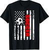 US American Flag Soccer Patriotic Soccer T-Shirt