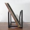 Contemporary Album Storage Unit Metal Frame Multi Degree Organization Structure Dust Resistant Easy Clean Outside