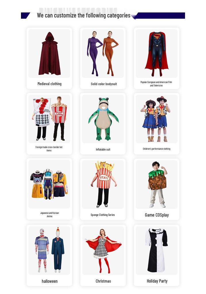 Luxury Custom Film & TV Character Costumes for Modern Primitive Man Cosplay and Anime Performances