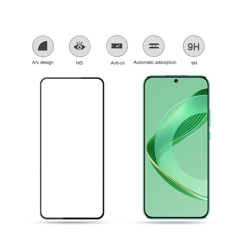MOCOLO For Huawei Nova 12 5G Screen Protector Full Glue Film Secondary Strengthening Impact-Protection