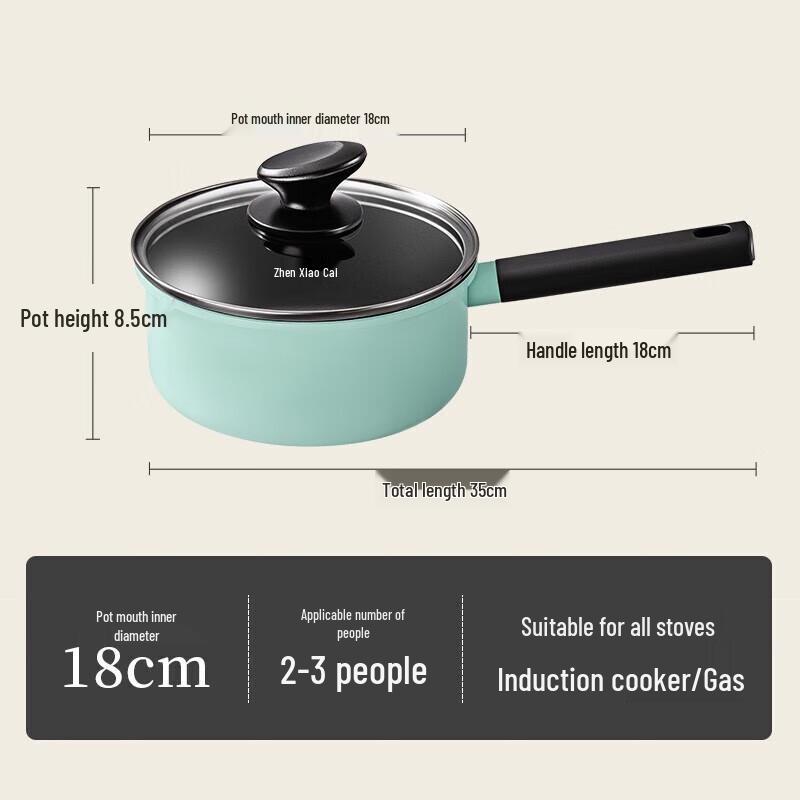 Zhang Xiao Quan Green Non-stick Saucepan