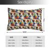 Kromfohrlander Dog Jack Russell Terrier Acrylic Rectangle Pillowcase Cushion Cover Decorative Bedroom Home Comfort Throw Pillow