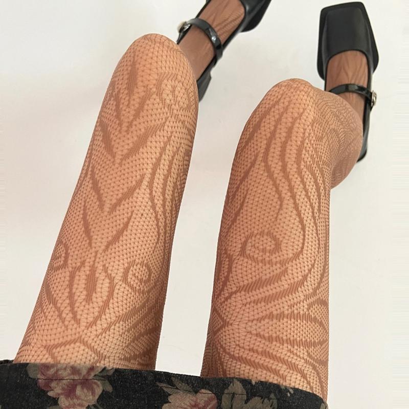 New Women's Tights Sexy Charming Mesh Women Bottom Pantyhose Fashion Fishnet Ladies Office Party Leggines Hollow Out Stockings