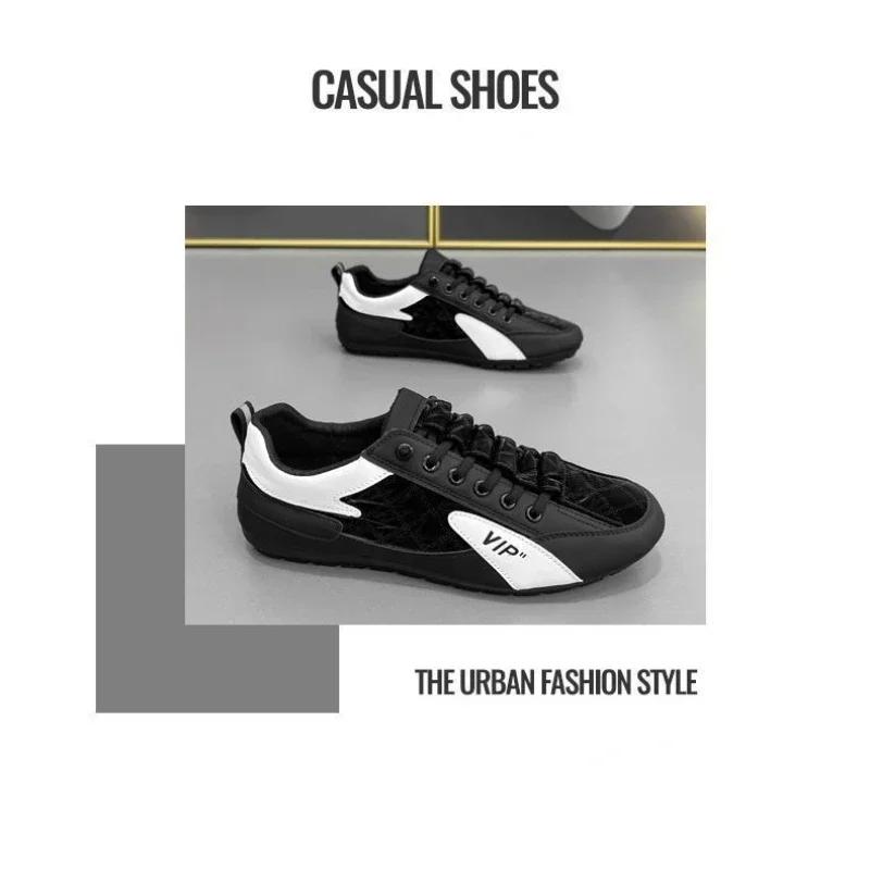  Men Casual Shoes New Breathable Casual Sneakers Male  Soft Loafers Moccasins Driveing Peas Shoes Zapatos Para Hombres