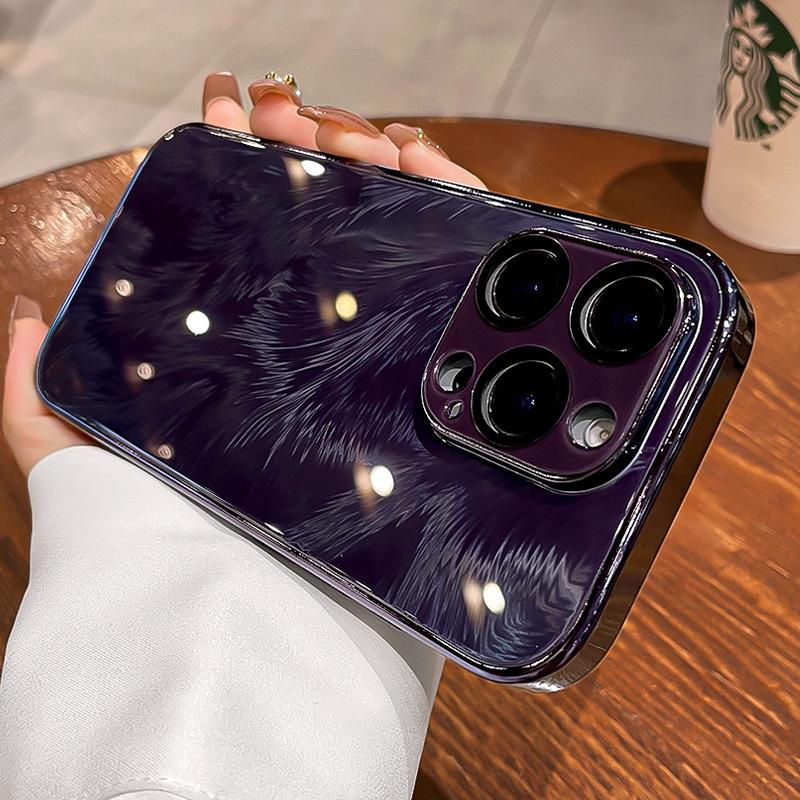 Apple 16 Pro Max iPhone 15 Pro Ice Crystal Glass Anti-Drop Full Coverage Case