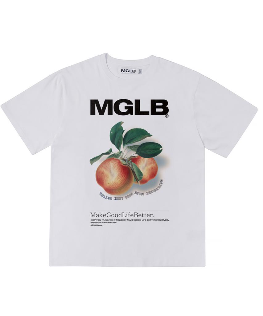 MATCHGLOBE Real Peach Oversized Tee (White)