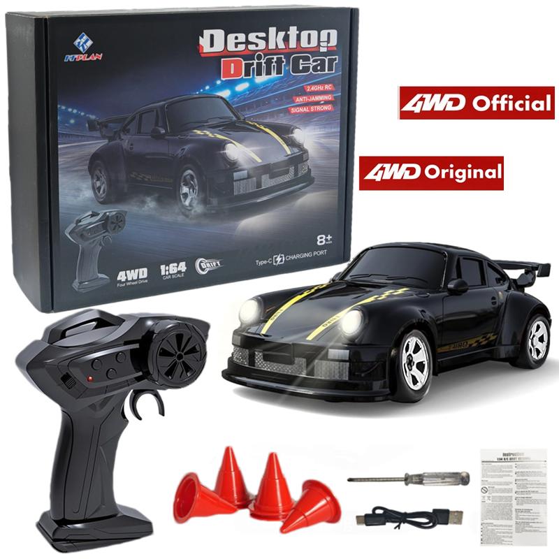 

4WD Racing 1:43 or 1:64 RC Electric Drift Car Radio Full Proportional Remote Control RC Drift Car Toys Gifts for Kids and Adults