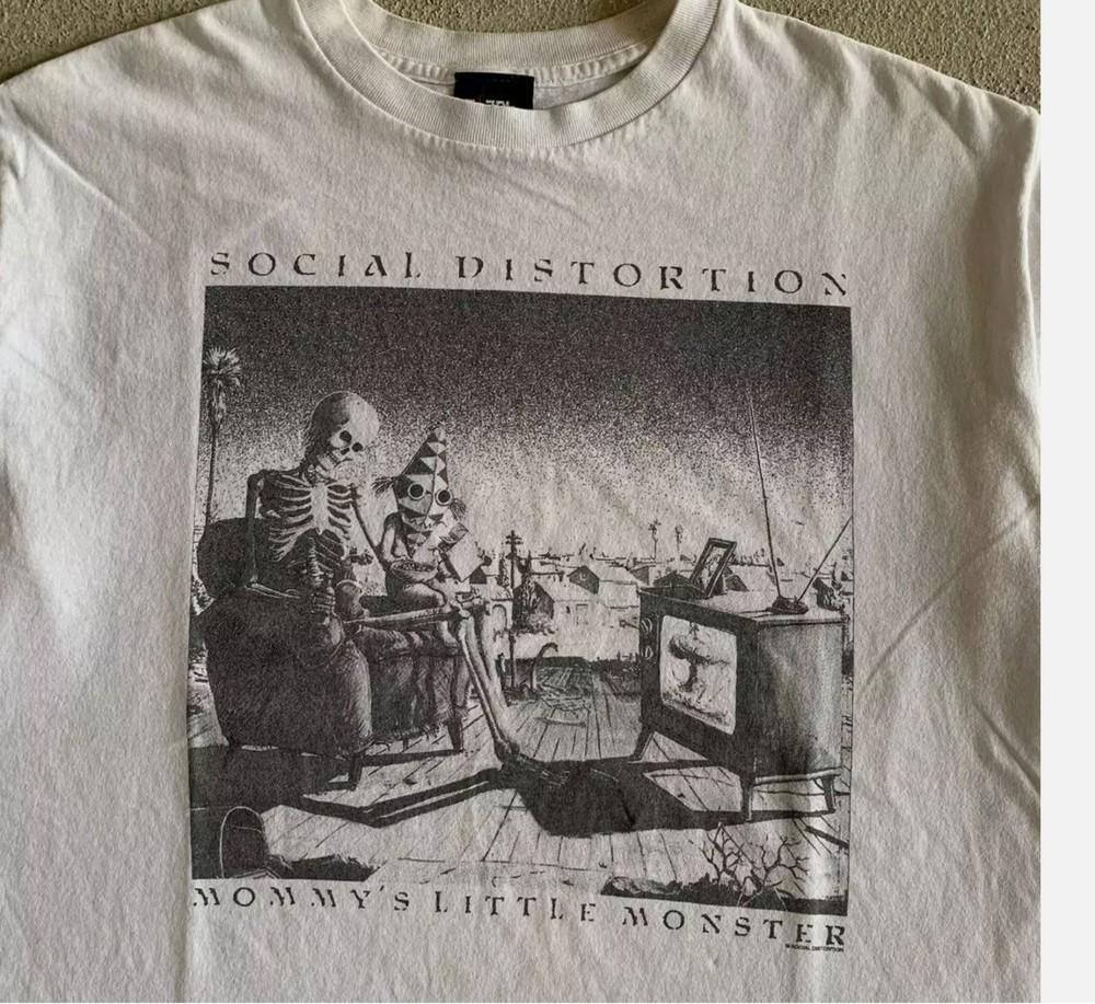 Social Distortion Mommy_s Little Monster Band Black Unisex Tshirt Reprint