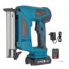 Cordless Brad Nailer Kit with Battery Charger Lithium Electric Nail Gun Binding Furniture Frames