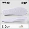 1Pair Elastic Soles Arch Support Comfortable Shoe Pads Men's and Women's Height Increase Insoles Shock-absorbing Sports Insoles