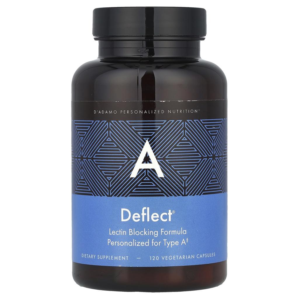 D'adamo, Deflect® A, Lectin Blocking Formula, 120 Veggie Capsules