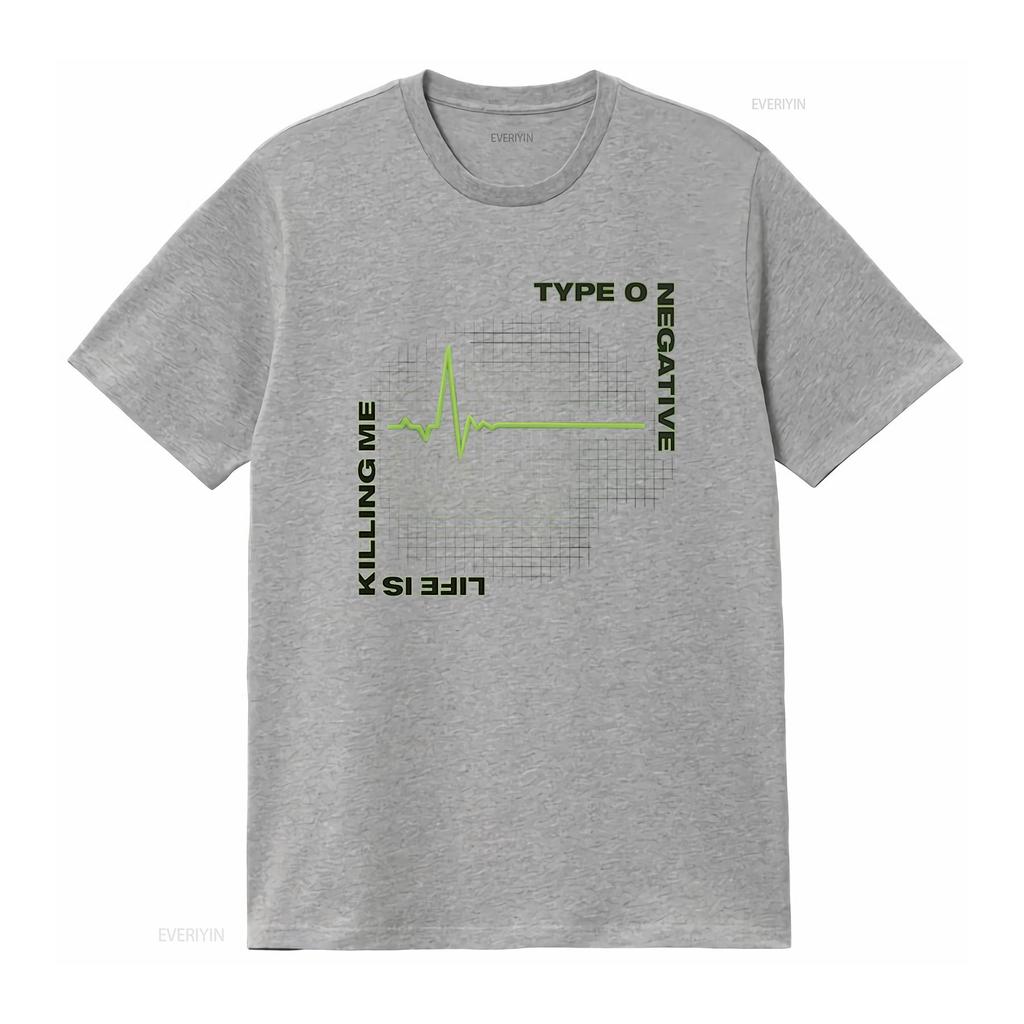 Vintage Type O Negative T Shirt with Heartbeat Design All Sizes S 2345Xl Vintage Washed Fashion Stylish Comfortable Breathable