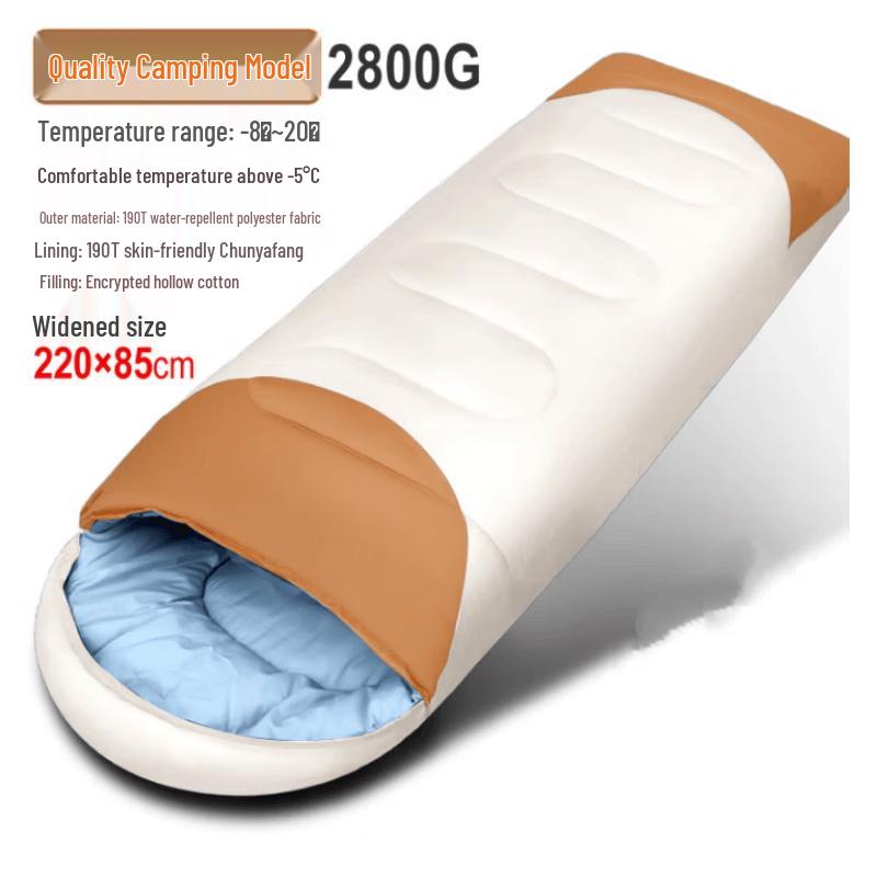 Ronglv Outdoor Camping Warm Cotton Sleeping Bag