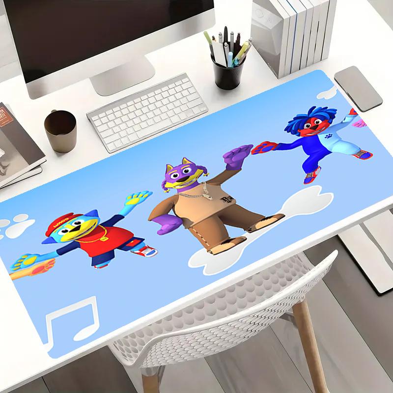 Doggyland Theme Mouse Pad, Non Slip Rubber Base, Multifunctional Office & Home Decor, Perfect for Workspace Personalization.