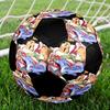 Pallone da Calcio Colorato Cucito a Macchina PVC Misura 5 Pronto per Allenamento di Squadra e Competizione Resistente Alto Rimbalzo Raffreddamento Regalo Sportivo