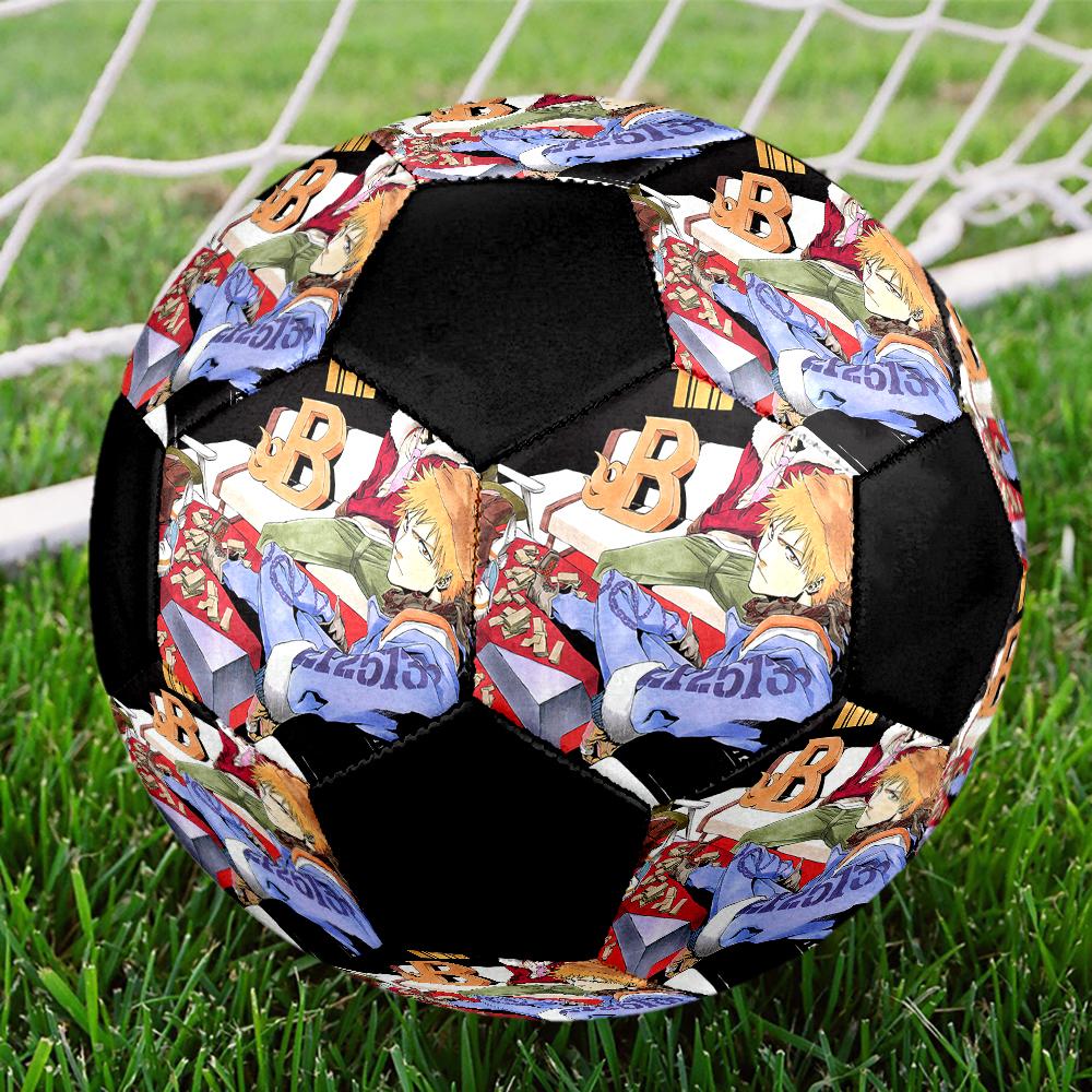 Pallone da Calcio Colorato Cucito a Macchina PVC Misura 5 Pronto per Allenamento di Squadra e Competizione Resistente Alto Rimbalzo Raffreddamento Regalo Sportivo