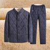Man's Camel Velvet Padded Jacket Outer Wear Winter Thick Cotton Jacket Plus Velvet Warm Padded Jacket Suit