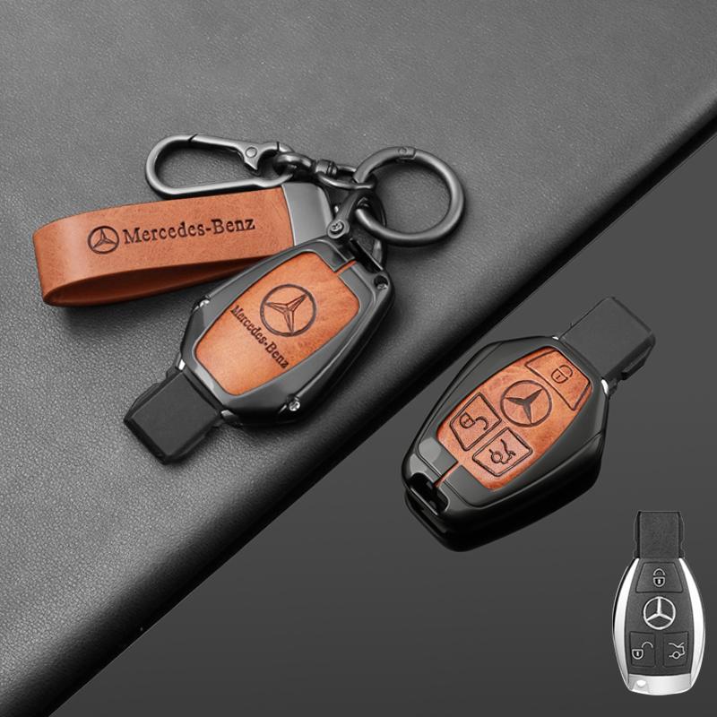Car Key Case Cover Protector for Mercedes Benz CLK ML SLK B C E S Class Auto Keychain Accessories Car Styling for Mercedes Benz ACDFJ1