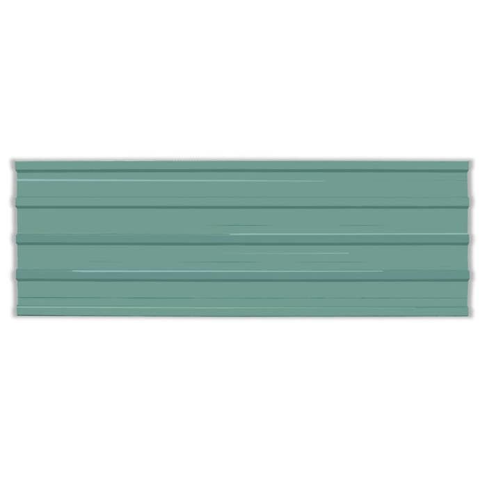 Galvanized Steel Sheet - vidaXL - 42984 - 12 Pieces - Green - Weather Resistance