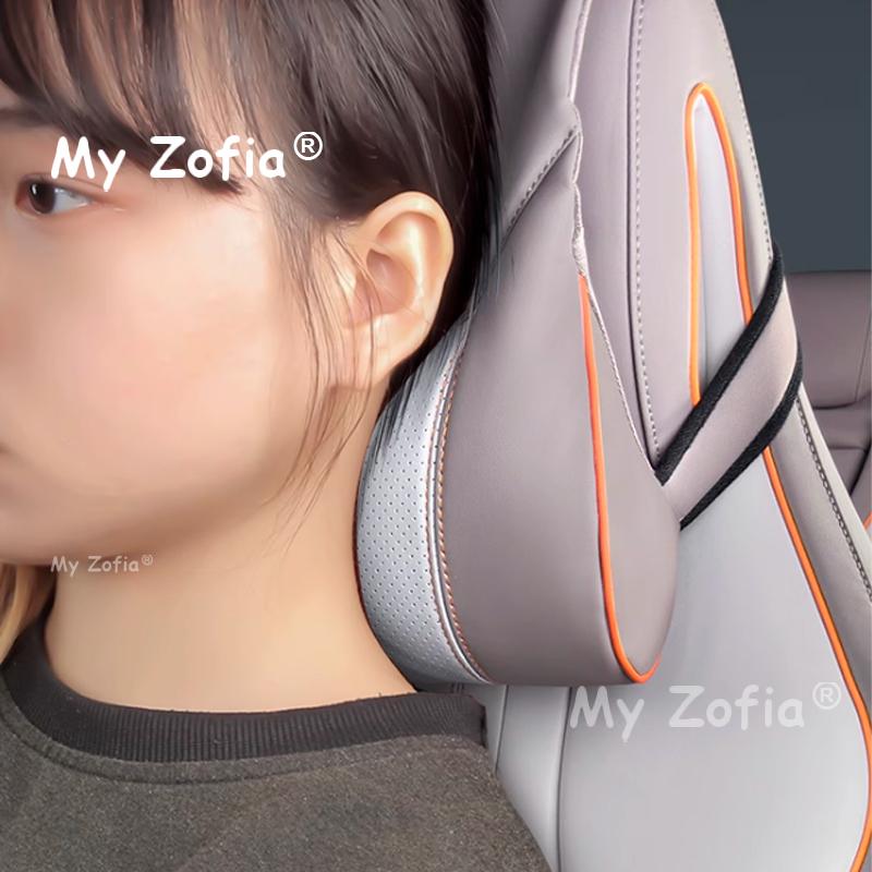 For BYD Sealion 5 DM-i 2025 2026 Car Headrest Pillow Seat Neck Cushion Breathable Leather Seat Head Neck Rest Pad Accessories