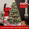 High-End Ins Style Christmas Tree DIY Set with Lights and Ornaments for the Living Room