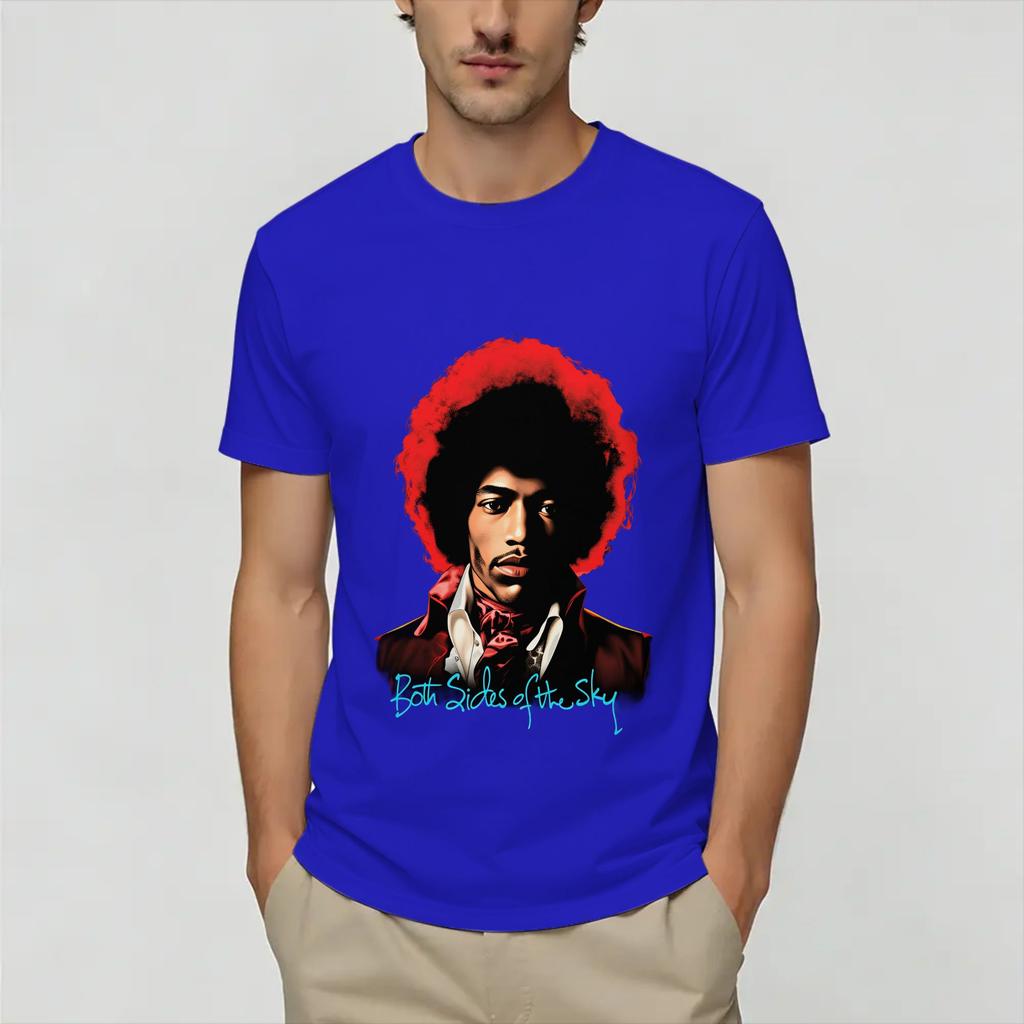 Funny Jimi Hendrixs TShirts Unisex O Neck Pure Cotton T Shirt Short Sleeve Tee Shirt Big Size Tops