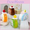Cartoon Cake Plush Pillow With Pp Cotton Filling For Girls And Kids Birthday Gifts