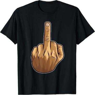 Middle Finger Offensive Gesture T-Shirt