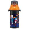 Skater Children's Water Bottle, 480ml, Direct Drinking, Plastic, One-Touch Operation, Dishwasher Safe, Made in Japan, Dragon Ball DAIMA Design, Boys,