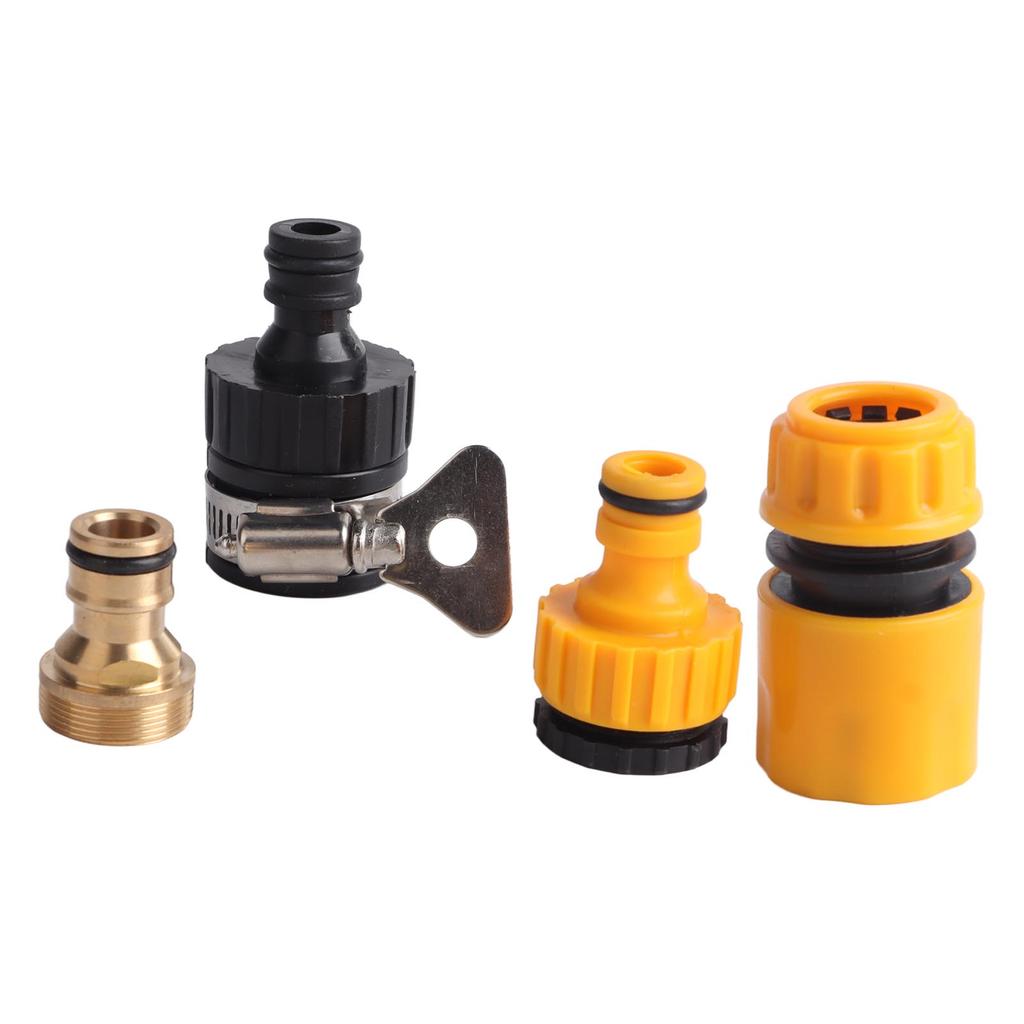 4pcs Water Changer Faucet Connectors Professional Standard Water Changer Faucet Adapter Kit for Water Changer Parts