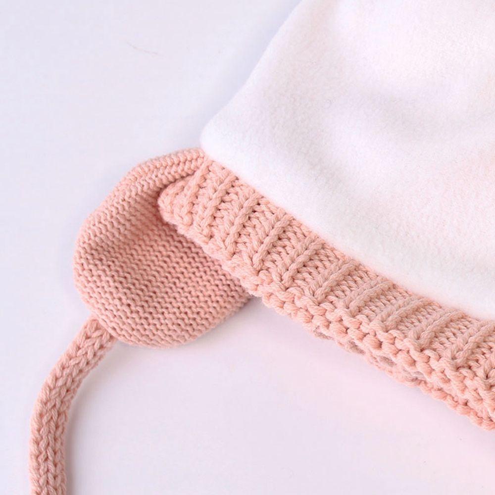 Thicken Warm Kid Earflap Hat Girls Infant Boys Korean Style Bonnet Ear Cap Baby Gloves Baby Caps