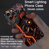 PCBA Mechanical Flash Light Phone Case For iPhone 17 Air 16 15 14 7 8 Plus 13 12 11 Pro Max Full Protect Glass LED Phone Fundas