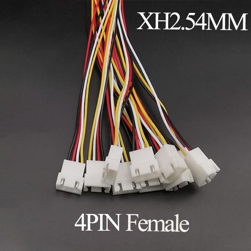 10PCS Micro JST XH 2.54 2P 3P 4P 5P 6PIN Male Female Plug Connector 2.54mm Pitch With Wire Cable Battery Charging Cable