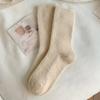 Thick Fuzzy Wool Socks Cashmere Long Socks Fashion Winter Warm Velvet Socks  For Women
