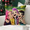 KPop Funny Cute DDemon Pattern Suitable for Home Bedroom Car Office Decoration Living Room Sofa Cushion Cover Pillowcase