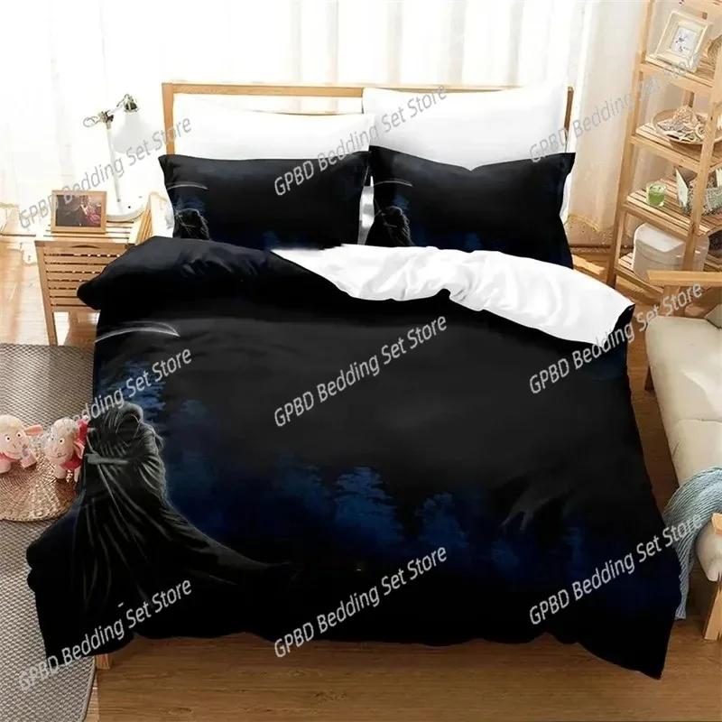 Dark Grim Reaper 3D NEW Duvet Cover Pillowcase Bedding Set Adult Boy Girl Bedroom Decoration Children Single Double Large