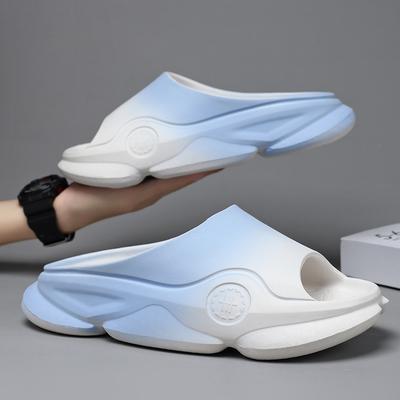 Fashion Men Cool Slippers 2025 New Home Slippers Summer Thick Soled Outdoor Sports Anti Slip Beach Casual Sandals Shoes for Men