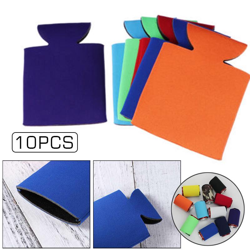 13*10CM Cup sleeve 10pcs Camping Beer Cola Water bottle Holder Neoprene Home Party Wedding Birthday Decoration