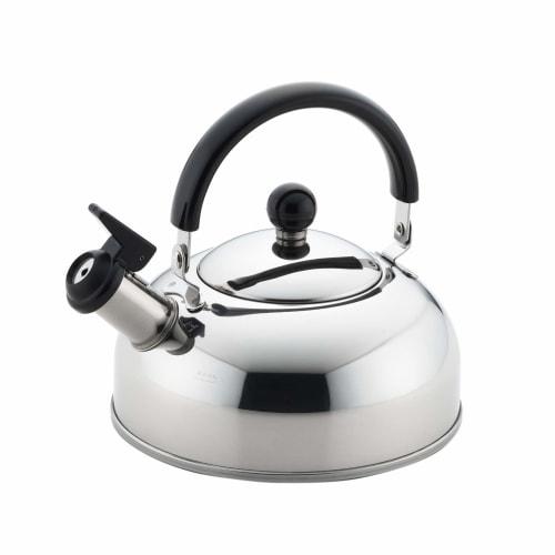 New Yoshikawa Prell Stainless Steel Whistling Kettle, 2.5L, Made in Japan, Induction Compatible, Gift Wrapping Available
