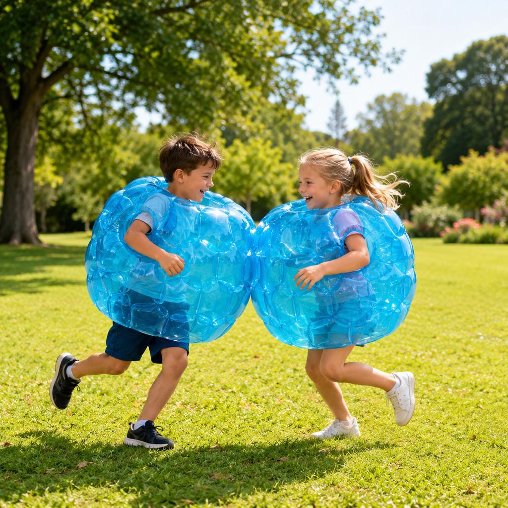 Outdoor Bumper Ball Toy for Kids and Adults, Inflatable Ball for Backyard Games and Party Activities