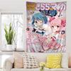 Retro Anime Magazine Cover Tapestry Nostalgic Manga Polyester Wall Hanging Bedroom Dormitory Home Decoration