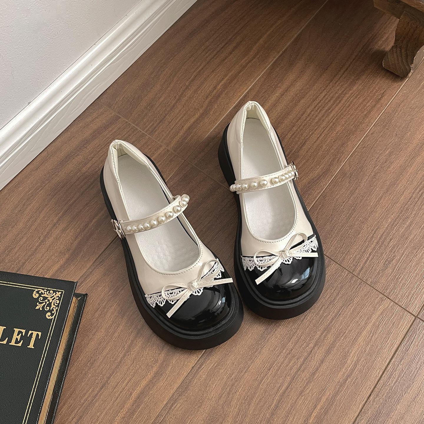 

Retro silver French heightened thick-soled light-mouth single shoes for women s summer 2025 new models with skirts versatile Mary Jane shoes 40 бежевий